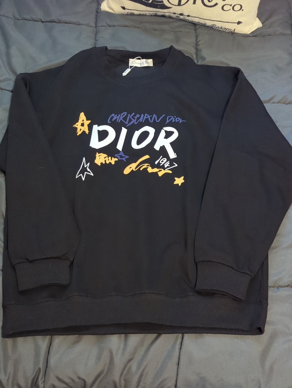 Christian Dior Unisex Stars Sweatshirt Size M